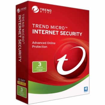 Trend Micro Internet Security 2018  1 год / 3 ПК