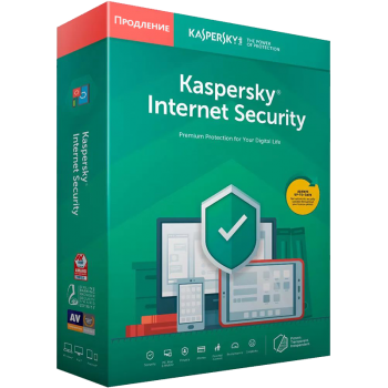 Продление ключа Kaspersky Internet Security 1 год / 2 ПК 