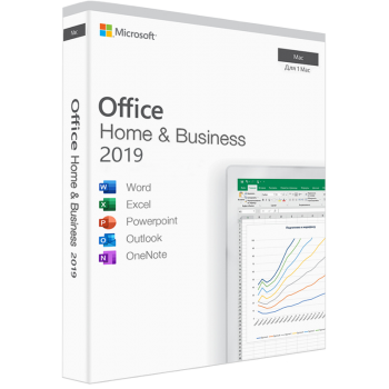 Ключ активации Microsoft Office Home and Business 2019 for Mac  для 1 ПК