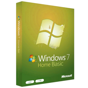 Ключ активации Microsoft Windows 7 Home Basic  для 1 ПК