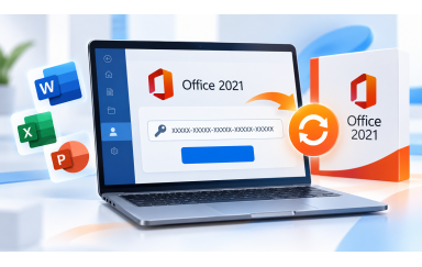 Как изменить ключ Microsoft Office 2021
