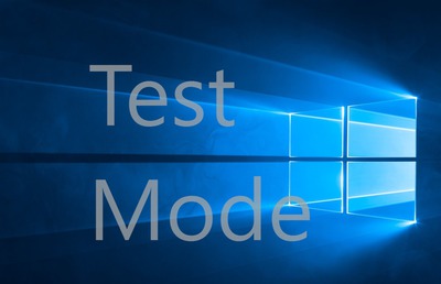 отключить тестовый режим Windows 10 Pro