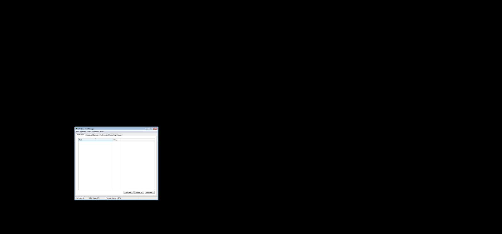 черный экран и курсор в Windows 10